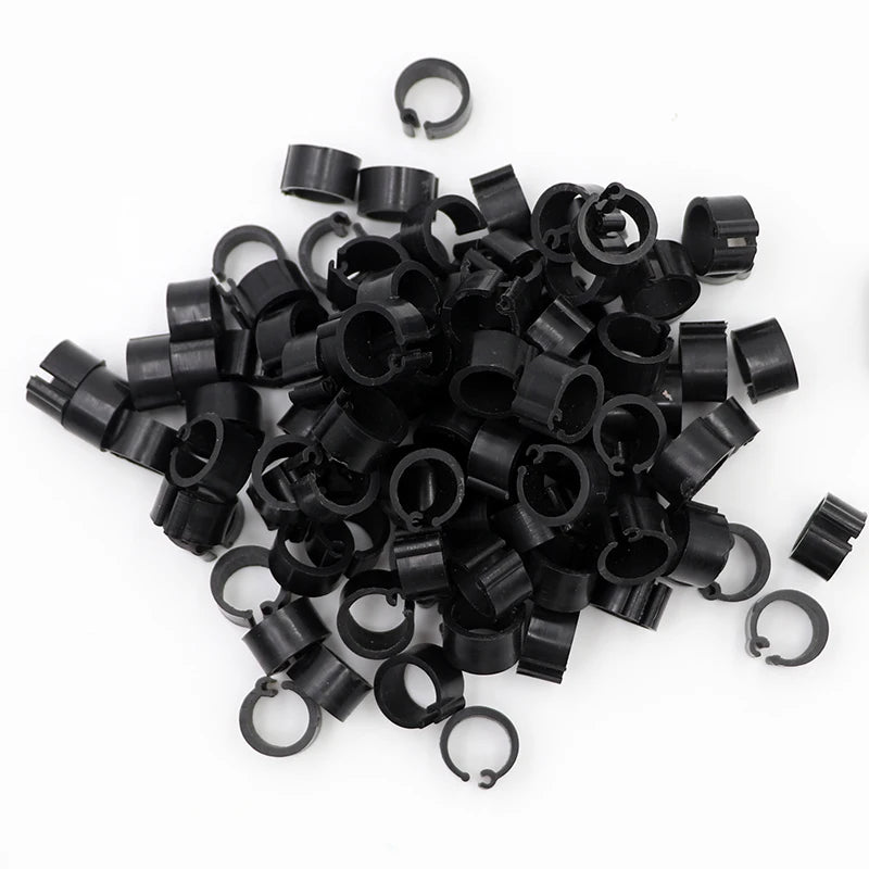 Pigeon ID Leg Bands - 8mm Removable Color Rings (100 Pack)